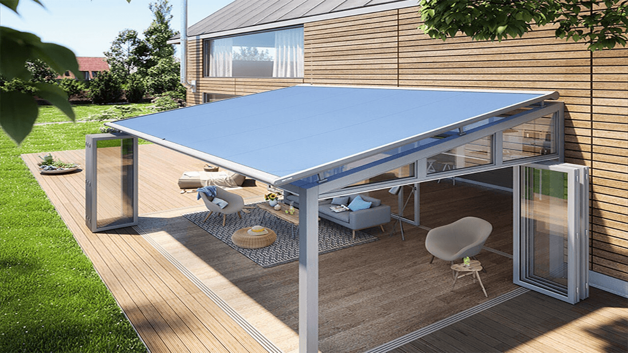 Rèm Zipper Ngoài Trời - Rèm Zipper ngoài trời chống gió, chống nắng, khóa zip 2 bên giữ vải căng phẳng. - Thumbnail 3