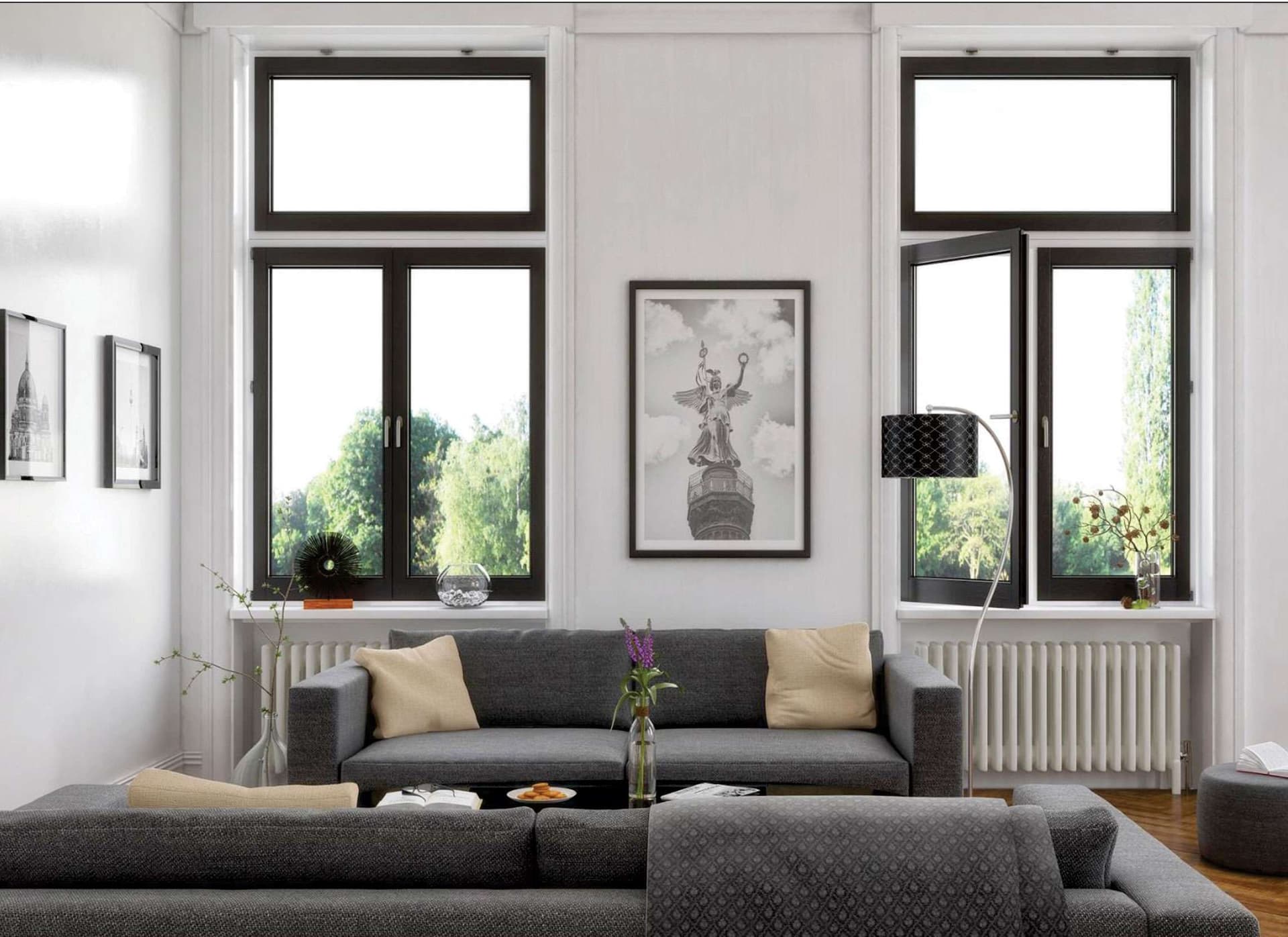 Cửa trượt LÜMAL L120D cho căn hộ penthouse